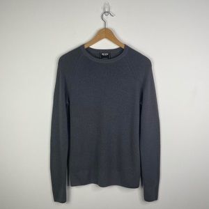 Todd Snyder Sweater mens large gray merino wool long sleeve